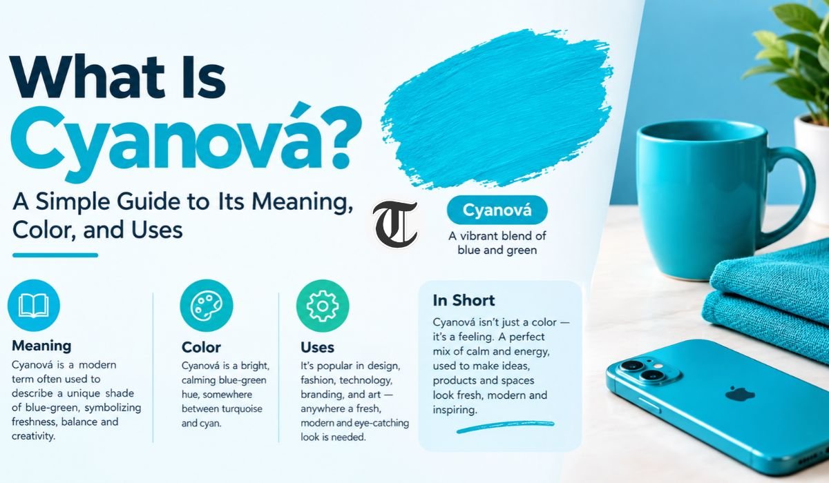 cyanová