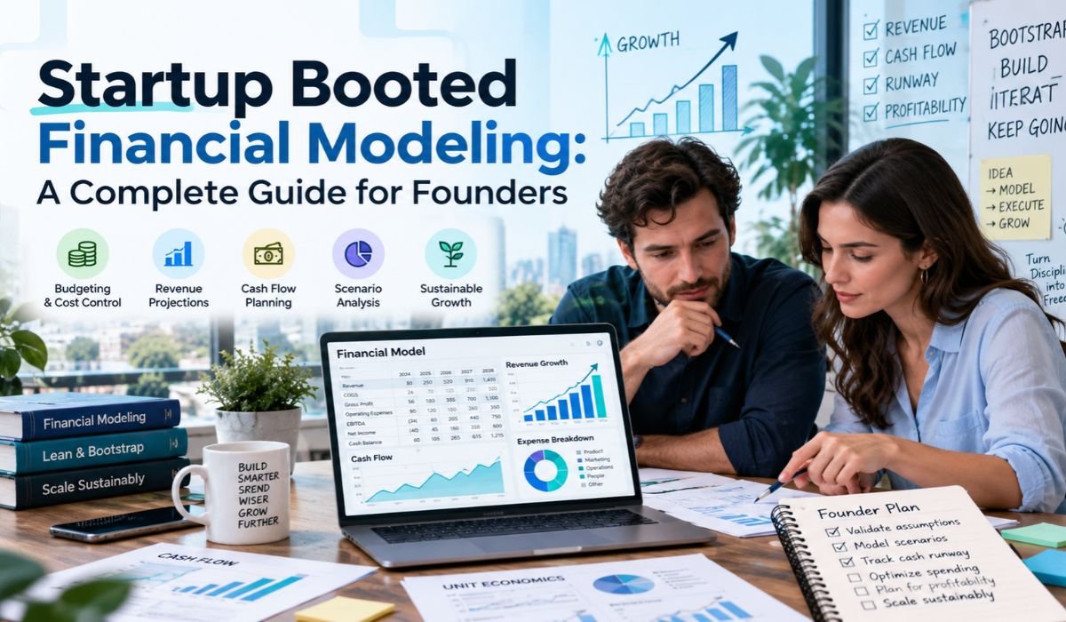 startup booted financial modeling