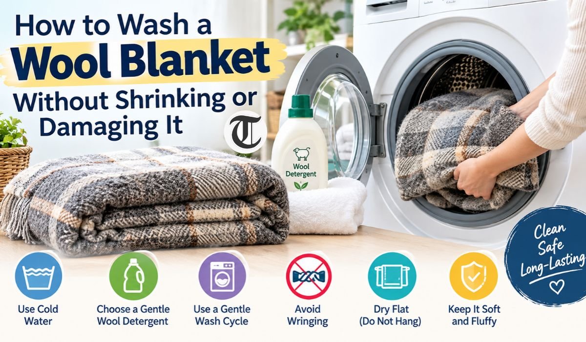 how to wash wool blanket