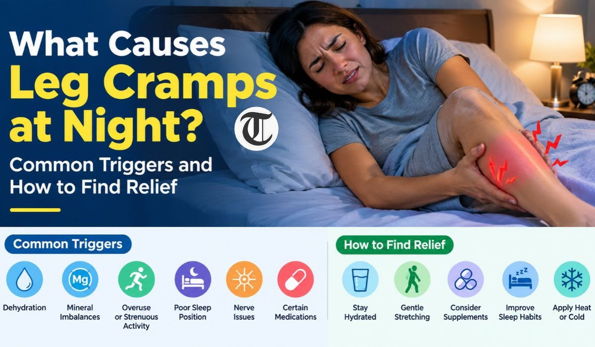 what causes leg cramps at night